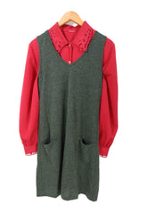 שמלת סריג סרפן בירוק- S-M